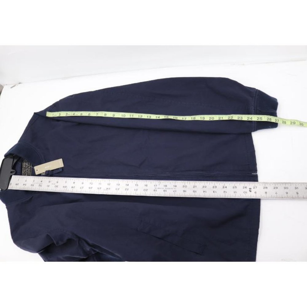 NWT J. Crew Bomber Jacket Mens Size XL Everyday Band Neck Full Zip Navy Blue - Picture 9 of 11